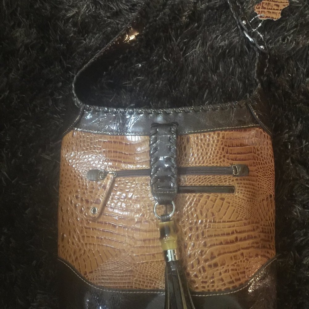 M.C. Signature Alligator Bag